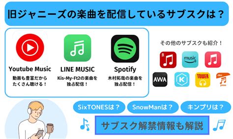 ジャニーズのサブスク解禁状況について（2024/9/29現在）.